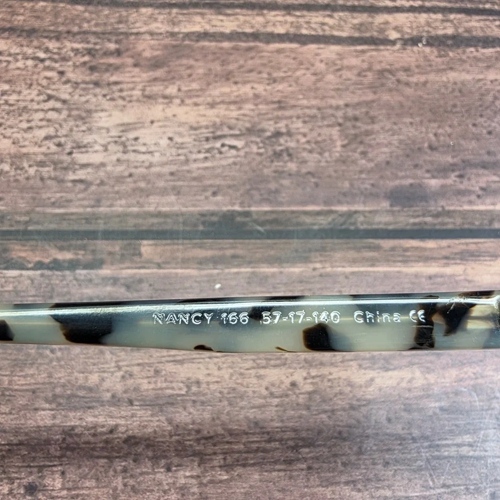 Warby Parker Nancy 166 Eyeglasses Marble Tortoise Cat Eye Frames 57-17-140